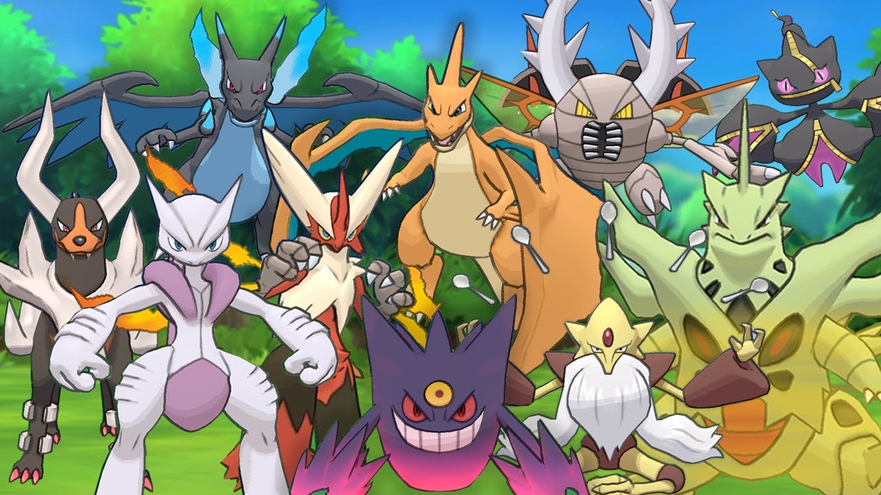 Pokemon X and Y - All Mega Evolutions