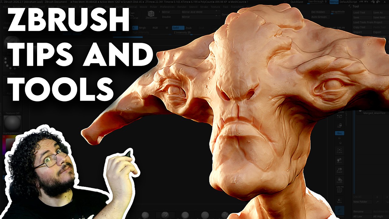 3D Workshop! Character Sculpting Learn about the 3D World!
