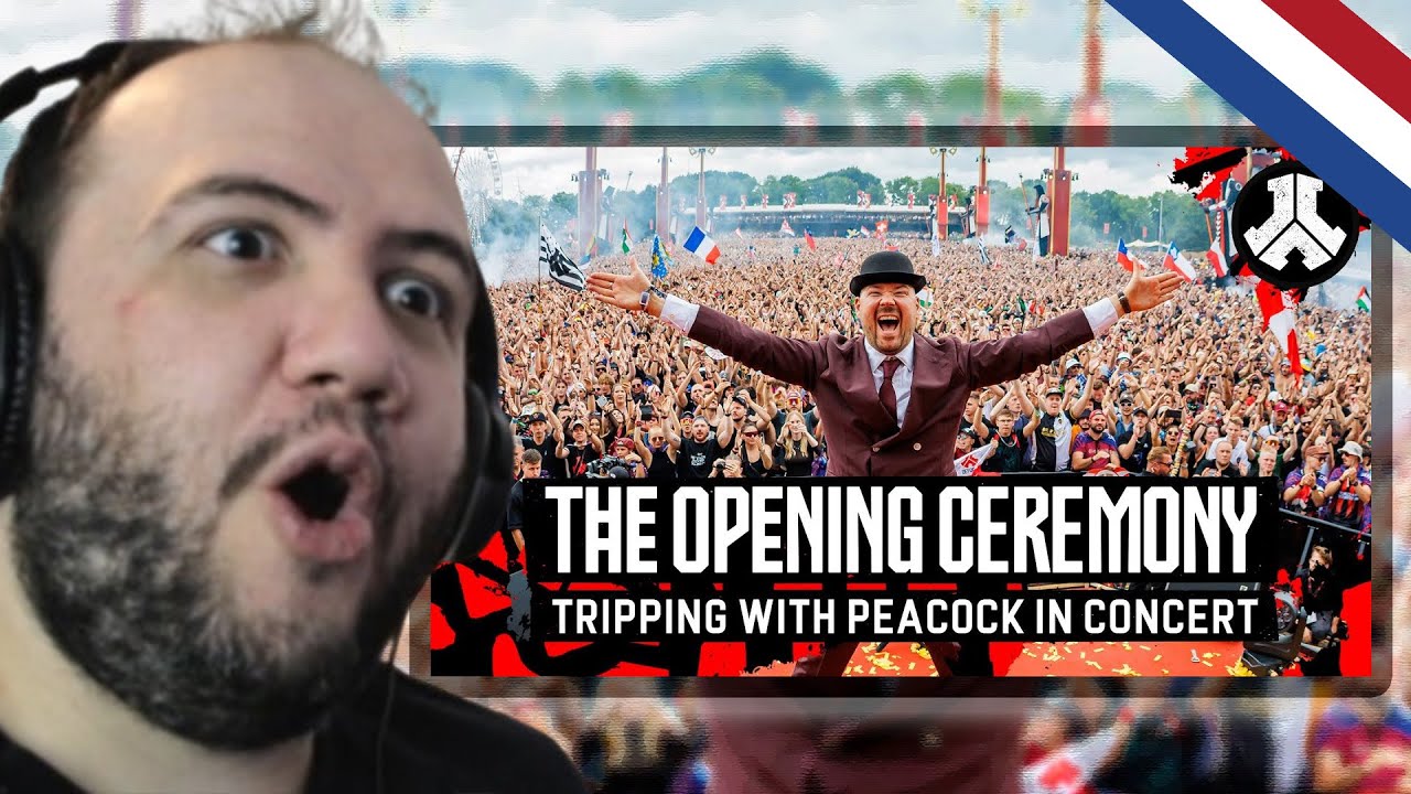 🇳🇱 Tripping with Peacock in Concert | The Opening Ceremony | Defqon.1 2025 | Teacher Paul Reacts