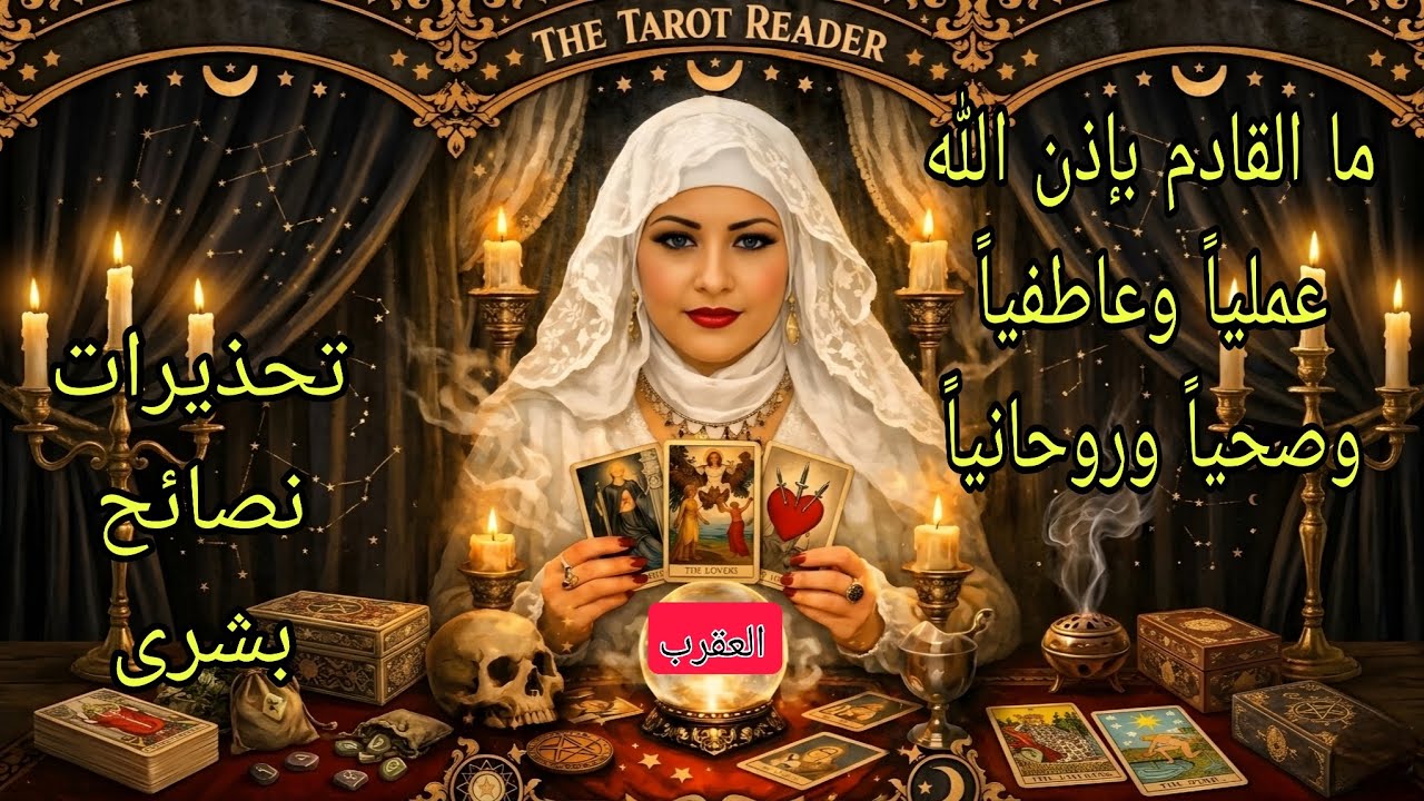 تاروت برج العقرب♏️ما القادم بإذن الله عملياً ومادياً وعاطفياً .. تحذيرات ونصائح وبشريات