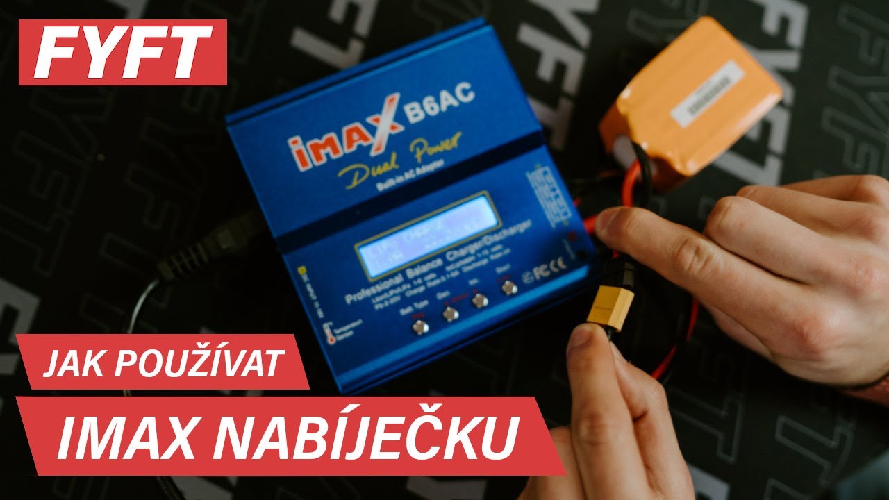 Jak nab&iacute;jet nab&iacute;ječkou IMAX B6AC 80W | FYFT.cz