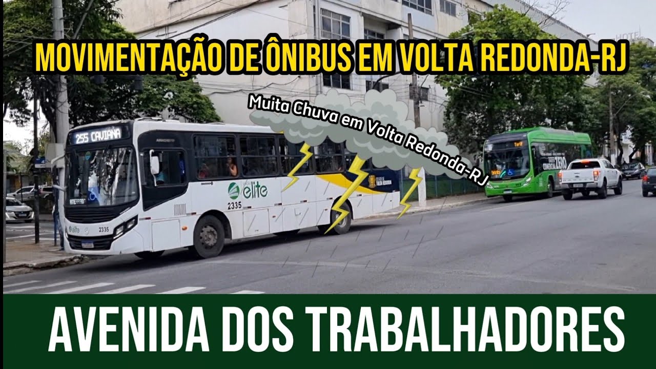 ✅️[ Avenida dos Trabalhadores Vila Santa Cecília ] Movimentação de Ônibus em Volta Redonda-RJ