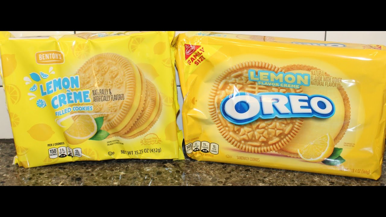 Benton’s (ALDI) vs Oreo: Lemon Crème Filled Cookies Blind Taste Test & Review