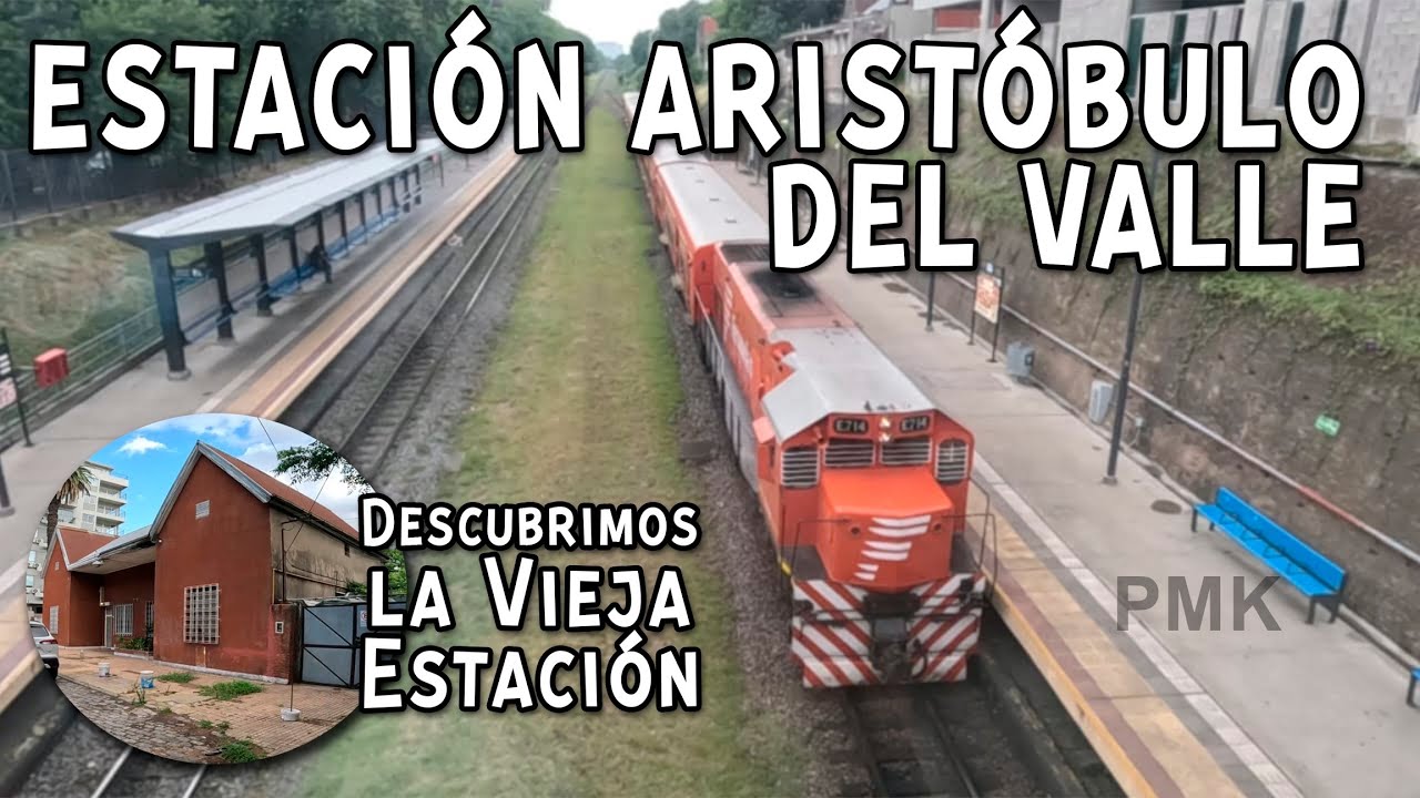 ESTACION TRENES ARISTÓBULO DEL VALLE PUENTE SAAVEDRA BELGRANO NORTE FERROVIAS ANTIGUA ESTACION