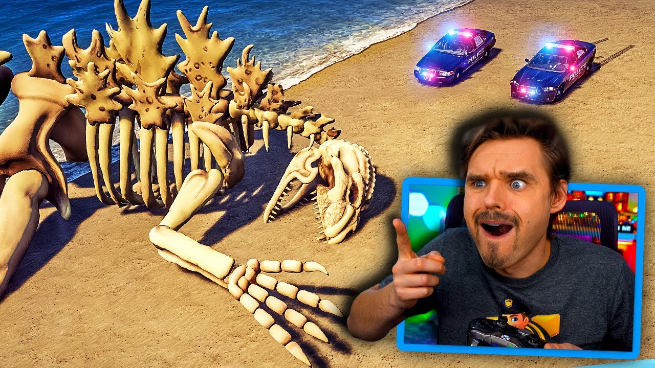 Godzilla bones DISCOVERED in GTA 5! (WOAH!)
