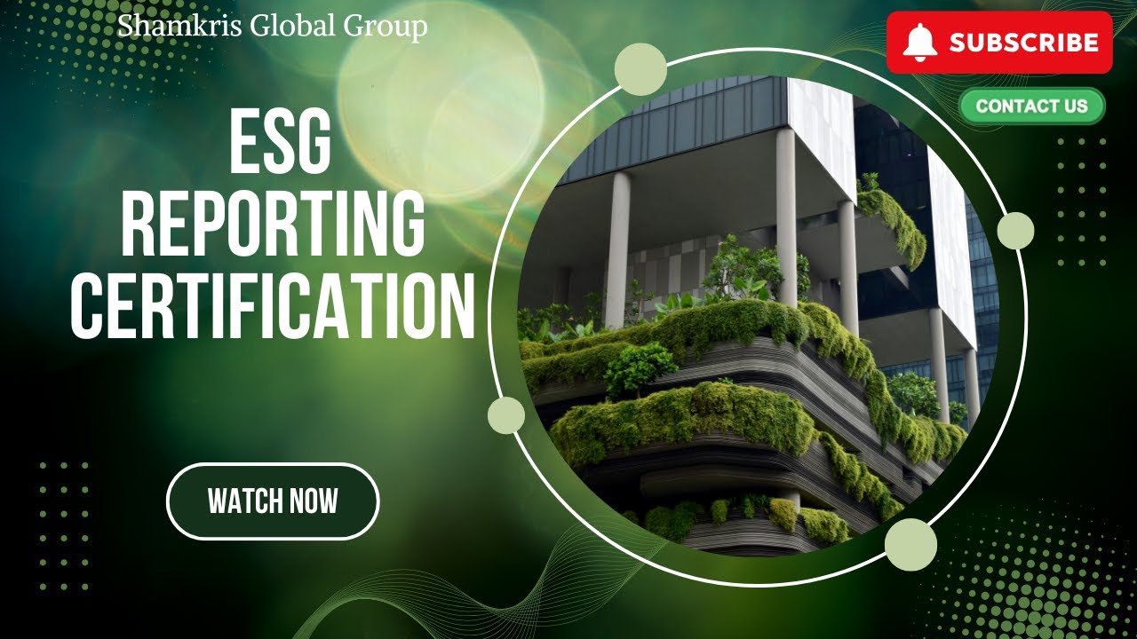 ESG Reporting certification