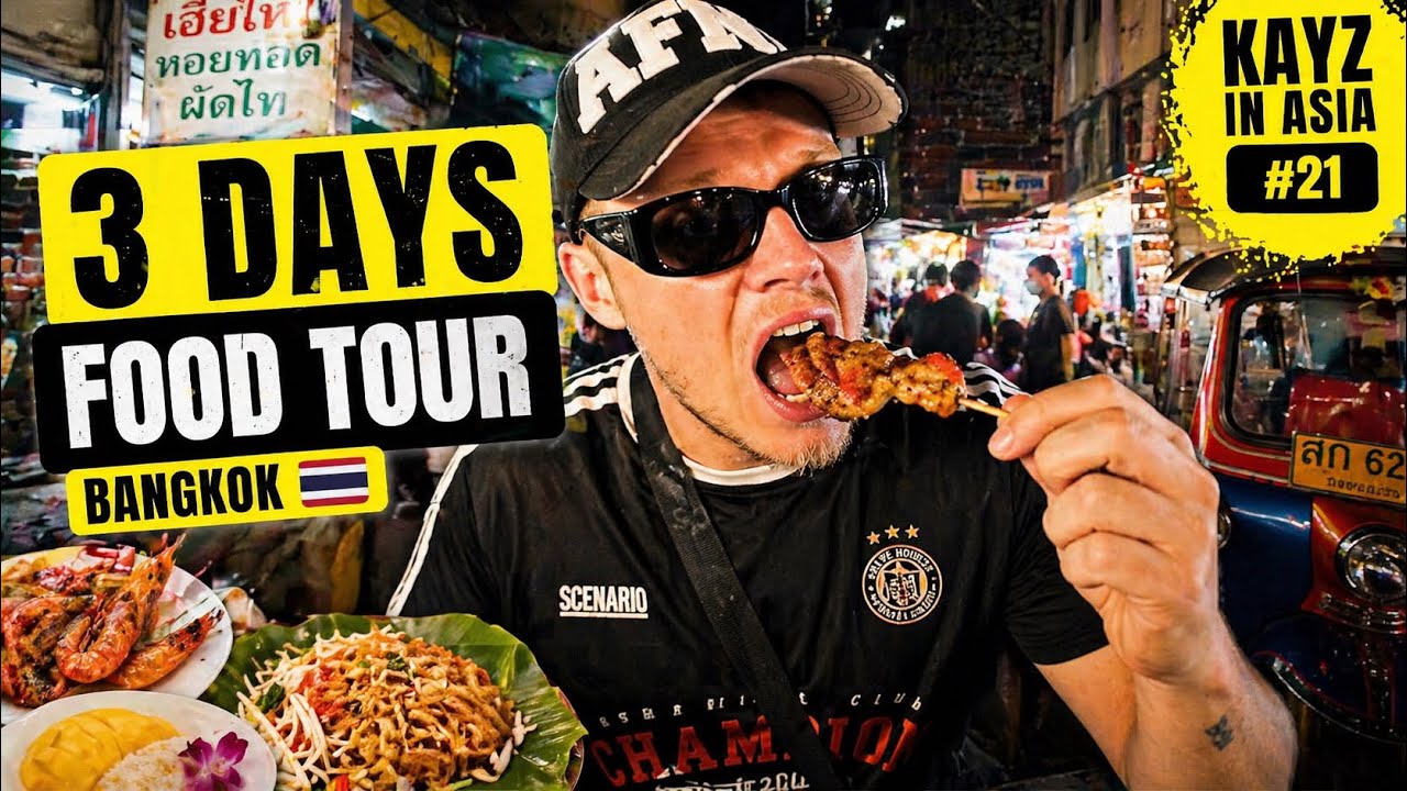 FRESSKOMA IN BANGKOK 🇹🇭 | 3 Tage FOOD TOUR – KAYZ IN ASIA #19