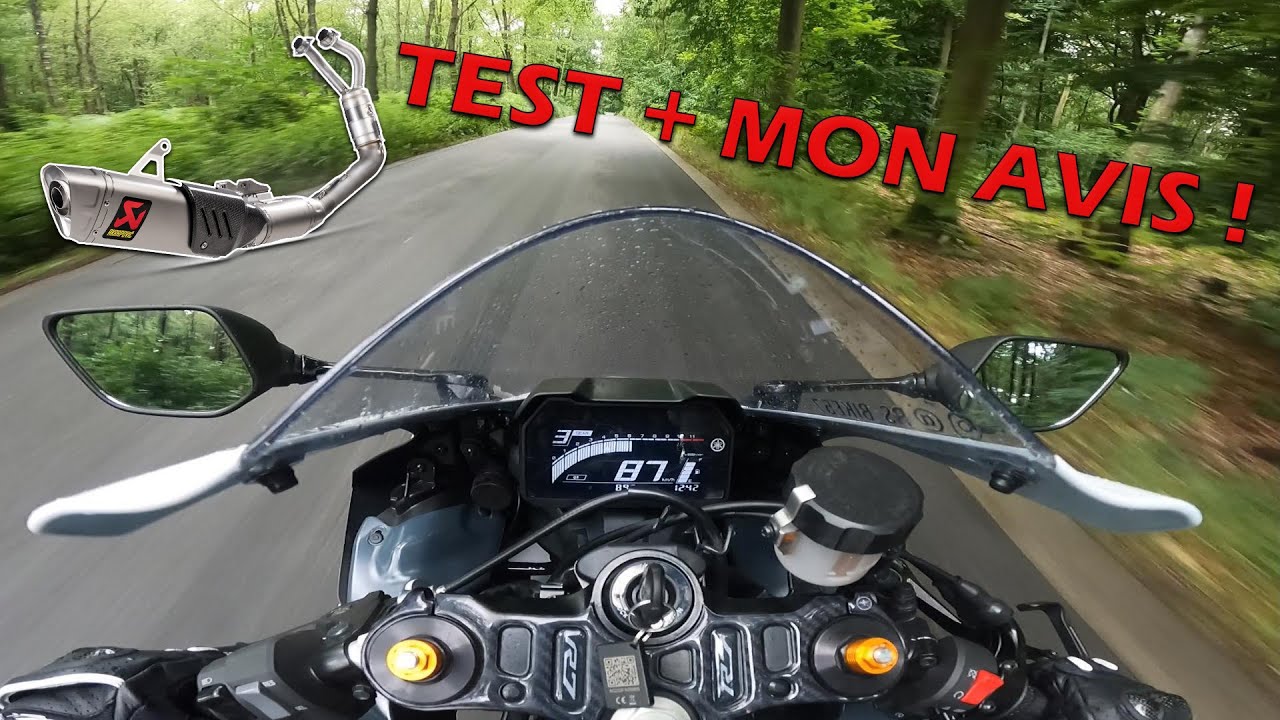 YAMAHA R7 : LIGNE AKRAPOVIC + SHIFTER (MON AVIS)