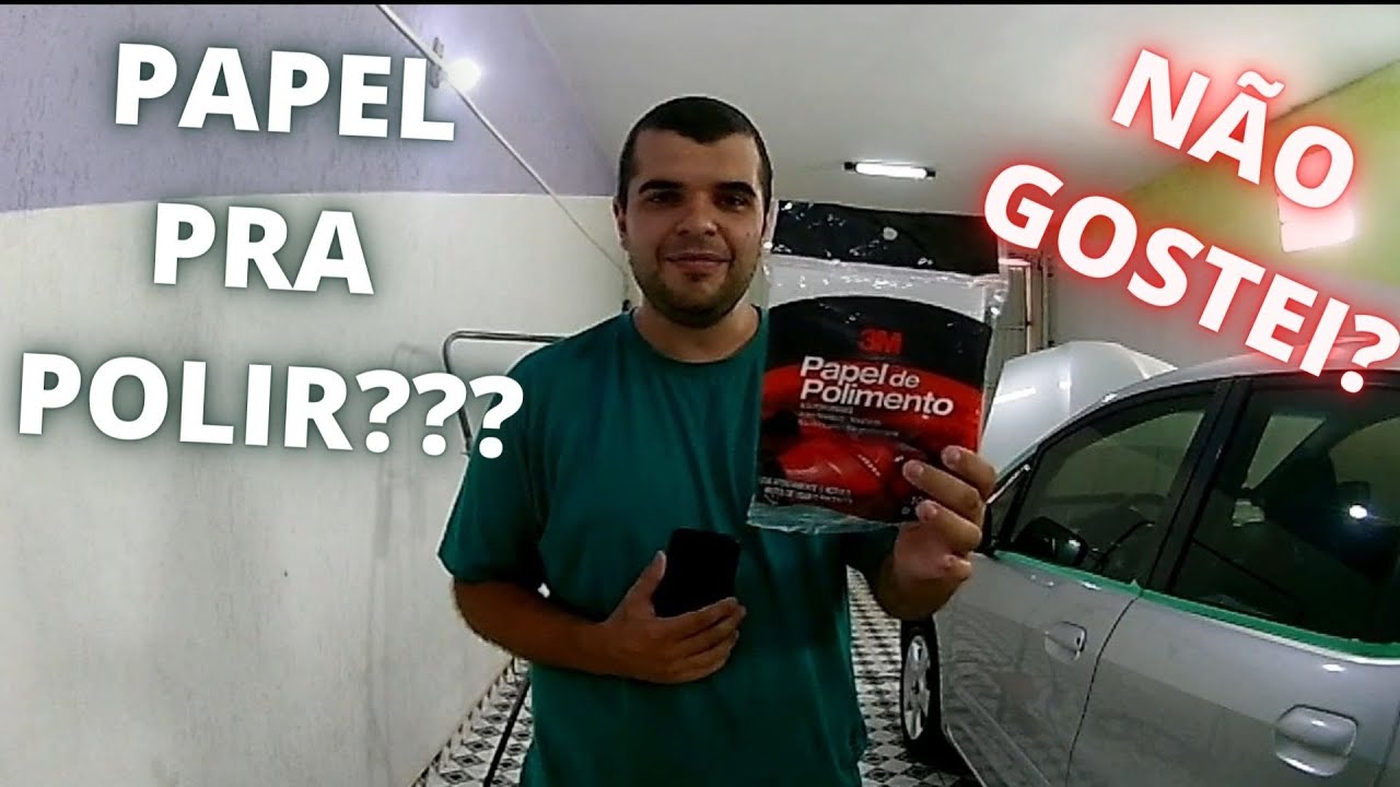 TESTE do PAPEL de POLIMENTO da 3M