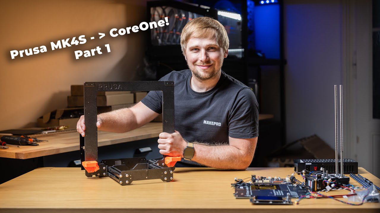 Prusa MK4S → CoreOne conversion kit: Demontáž & příprava přestavby | Díl 1/7