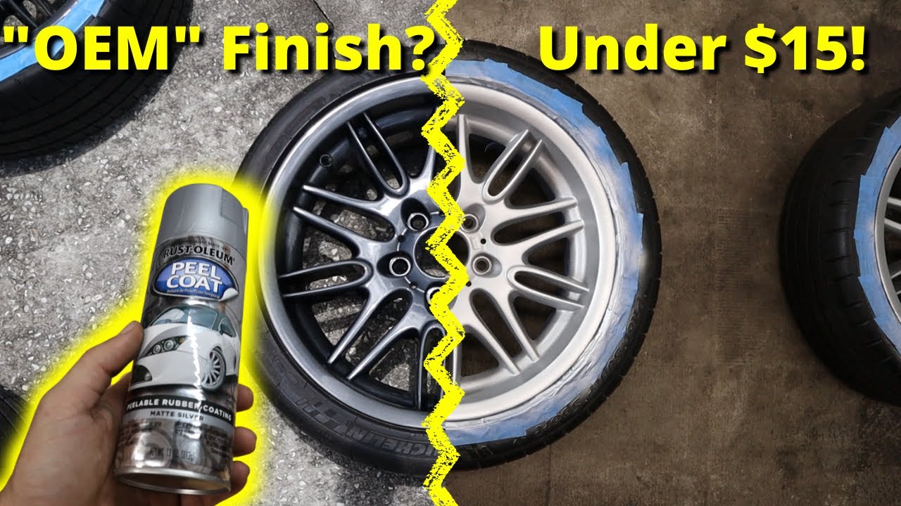 Refinishing my RUINED M5 Wheels for Under $15 (Alloy Peel Coat DIY)