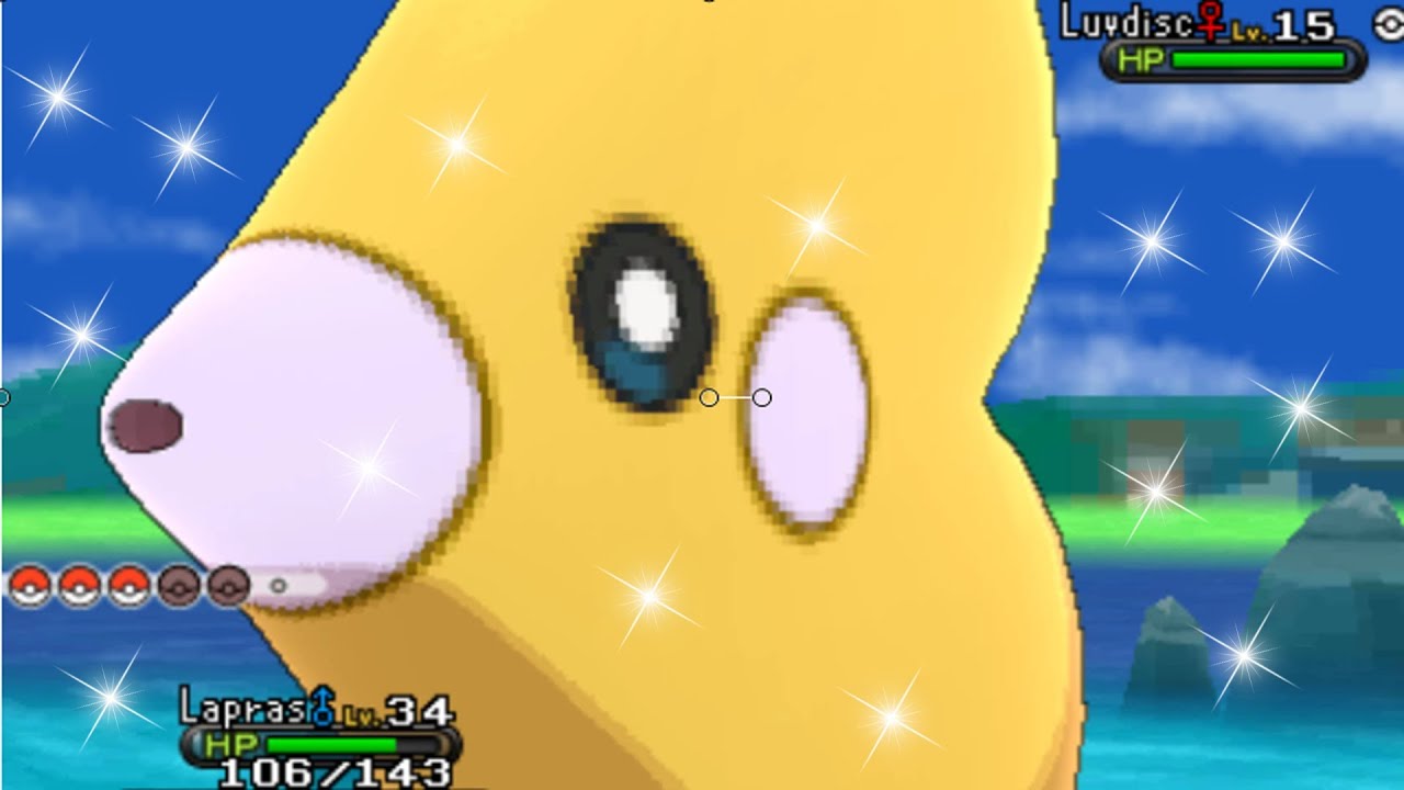 Pokemon X and Y - Catching Shiny Luvdisc!