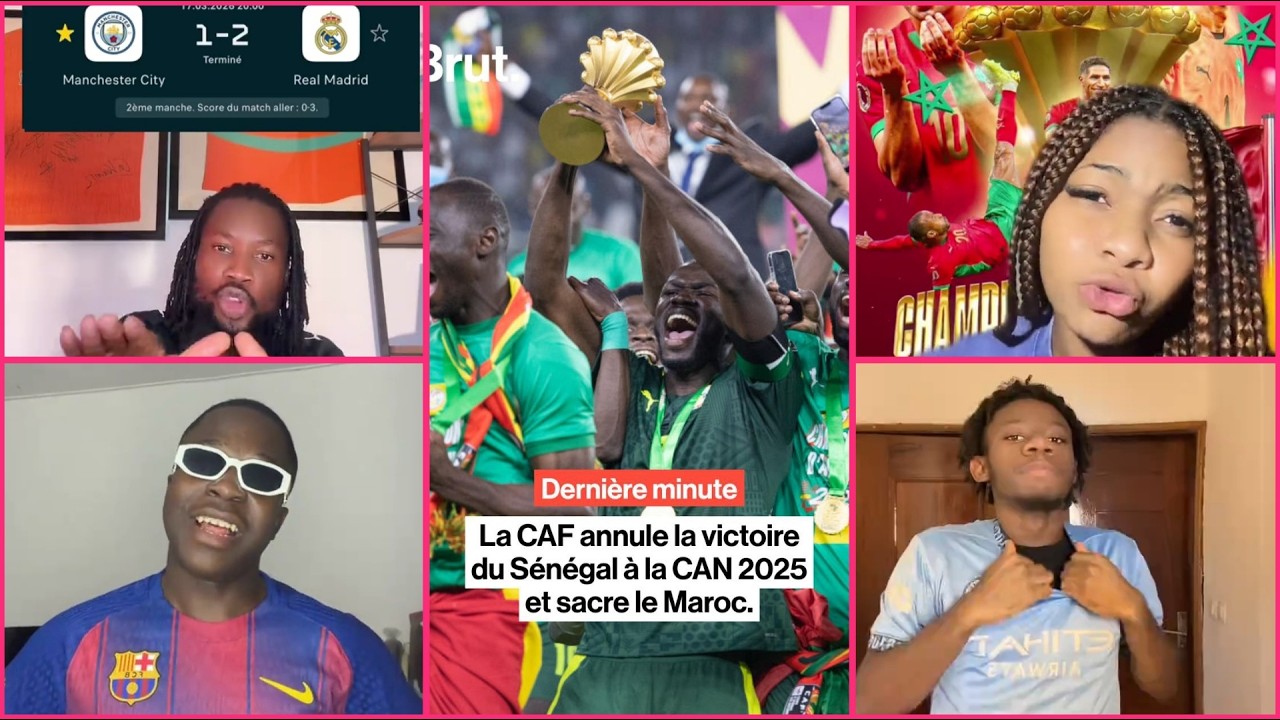 LE SÉNÉGAL PERD SON TITRE DE CHAMPION : RÉAL MADRID 2-1 MAN CITY