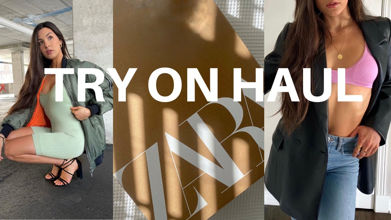 NEW ZARA HAUL SPRING 2021| HUGE TRY ON HAUL
