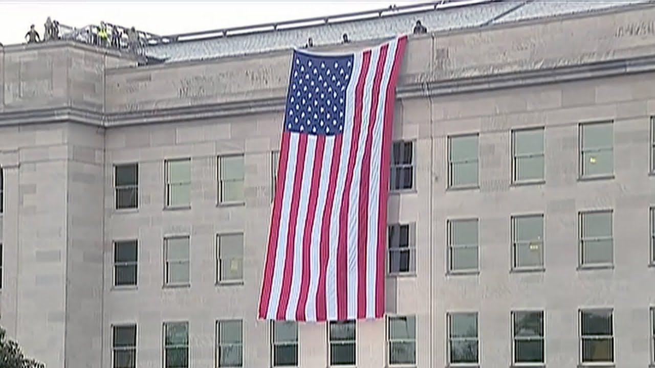 Pentagon 9/11 Flag Unfurling Ceremony