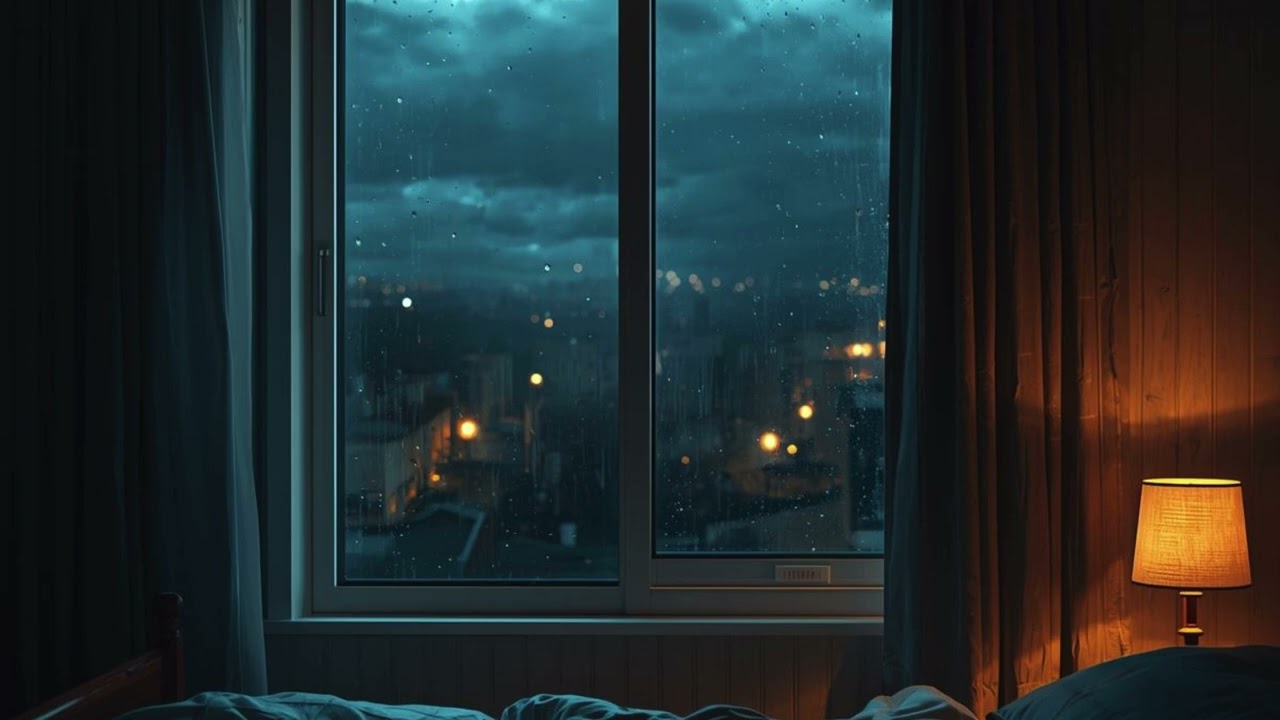 深夜の雨音｜目を閉じるだけで眠れる睡眠導入動画【2時間】Midnight Rain Sounds for Effortless Sleep【2 Hours】