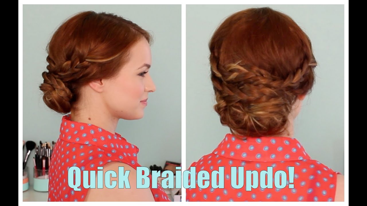 Back to School: Quick Braided Updo!