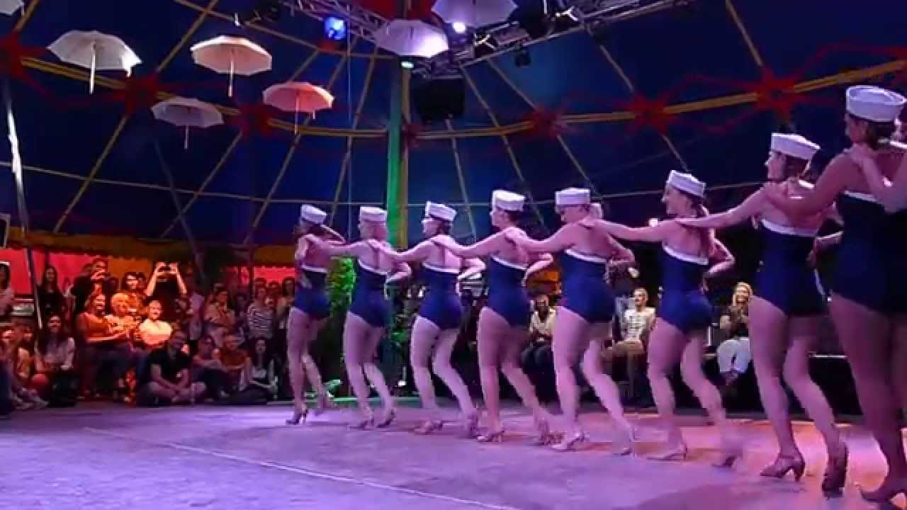Sailorgirl Pinup Dance - Dixie Dynamite's Munich School Of Burlesque - Beginner Class @Tollwood