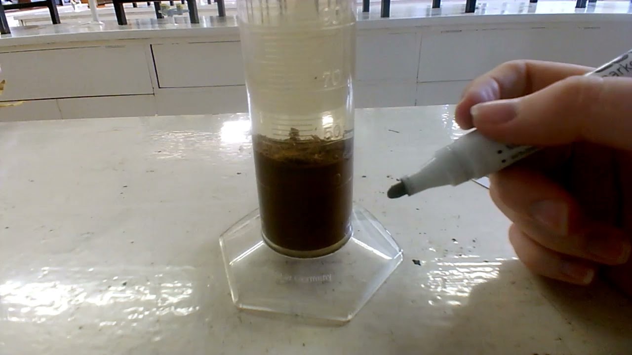 To determine the texture of a soil sample by sedimentation