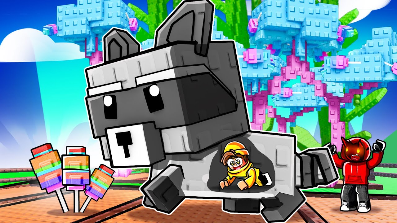 I Became A RACCOON To STEAL MY FRIEND'S FRUITS In Grow A Garden
