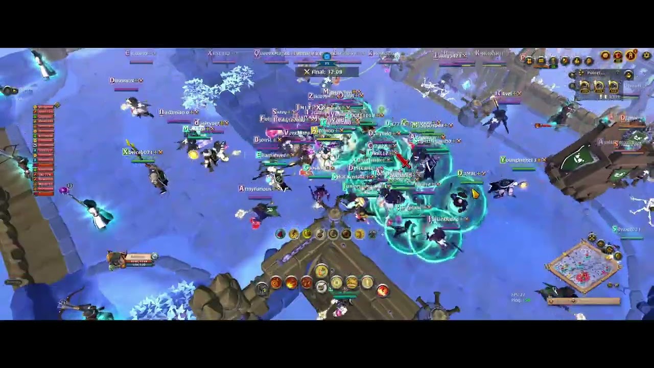 Albion Online - ZvZ 20UTC - Longbow POV - Ally PYTON x Ally SABOR + MOZZY