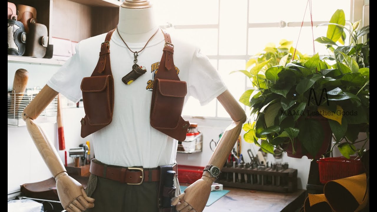 [Leather Craft] Double Shoulder Holsters #bymalocmama