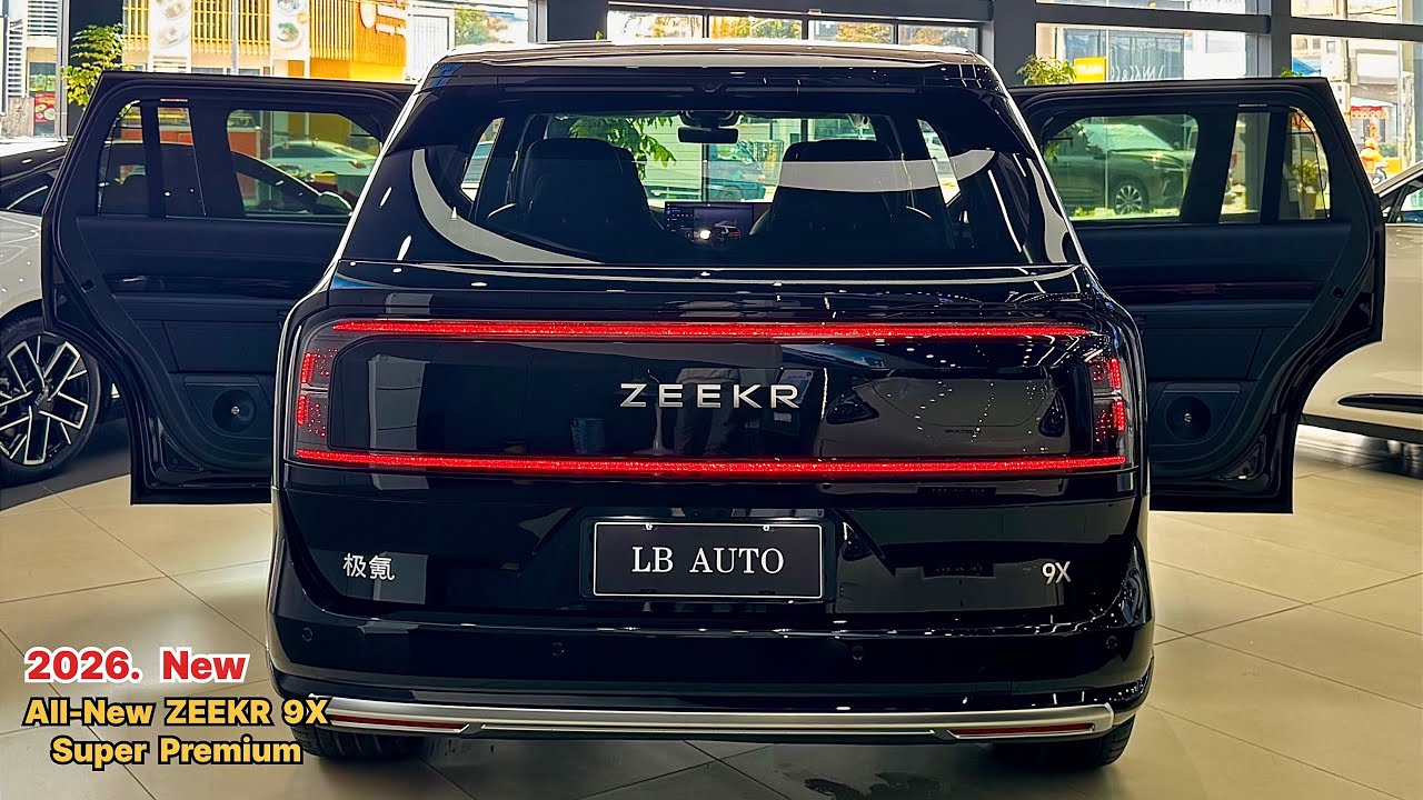 Новинка 2026 года! Zeekr 9X Super Premium | Новый обзор салона и экстерьера.