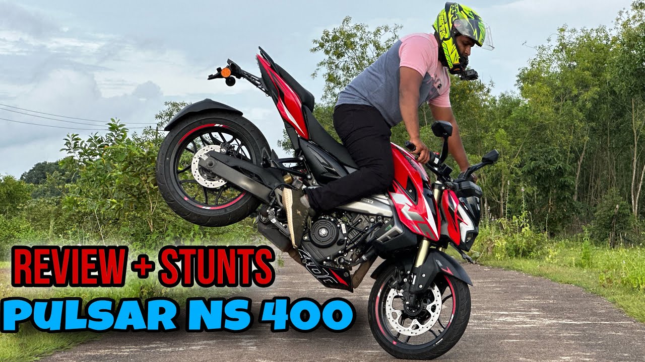 The Most Powerfull Pulsar 400 First Ride Review & Stunts 🔥🔥🔥