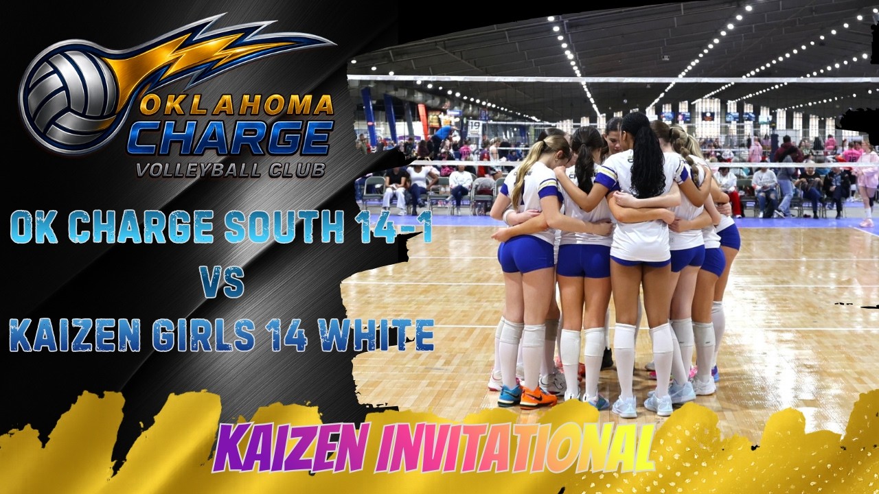 Oklahoma Charge South 14-1 vs Kaizen Girls 14 White #volleyball #averyc12 #sports