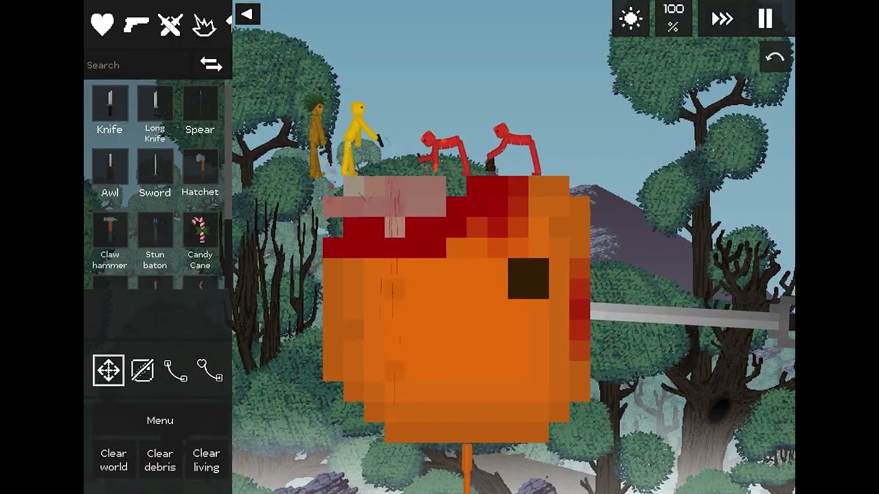 Melon Sandbox: Digging Into a TITAN’s Head! 👁️👄👁️
