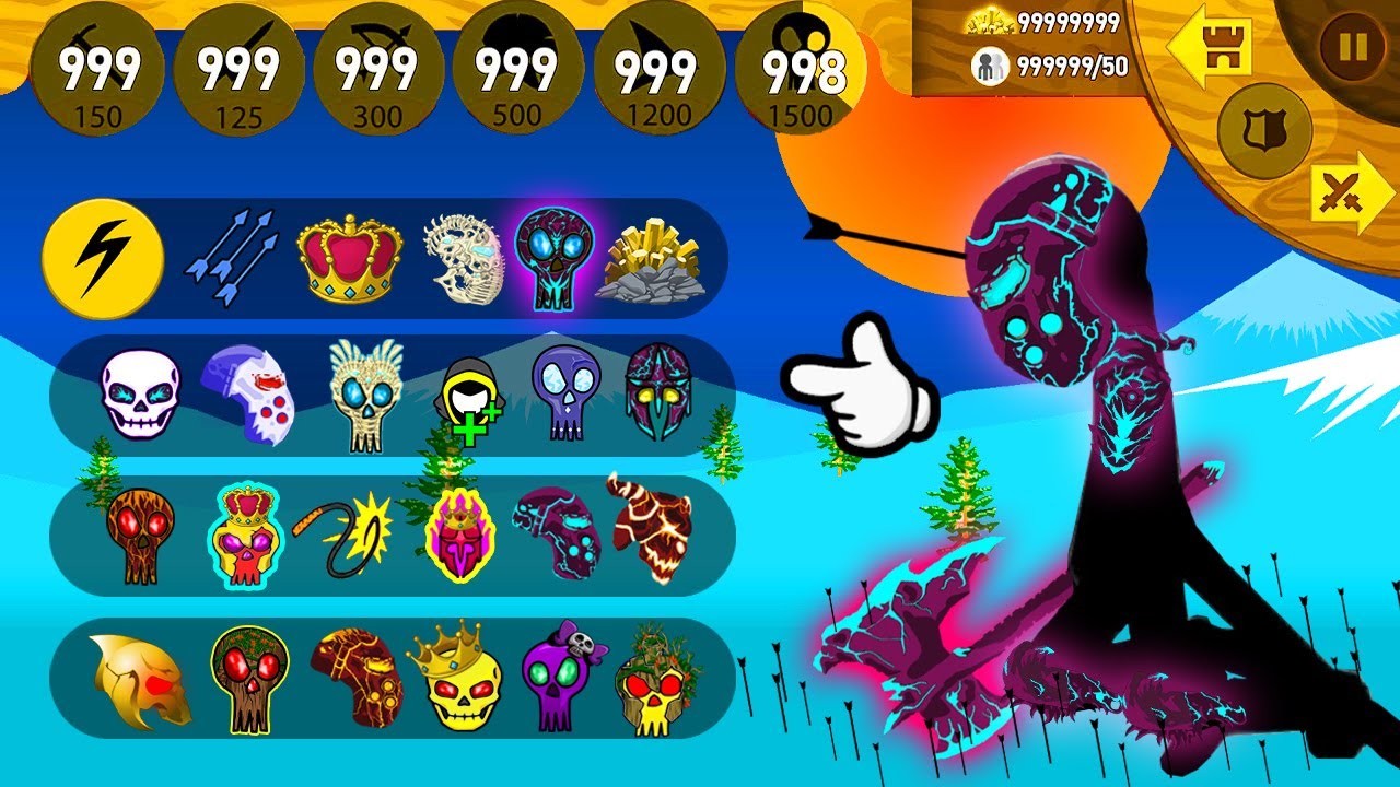 GRIFFON VAMP PLASMA CONTROLS ALL ITEMS VS FINAL BOSS MAX LEVEL 999999 STICK WAR LEGACY MOD APK