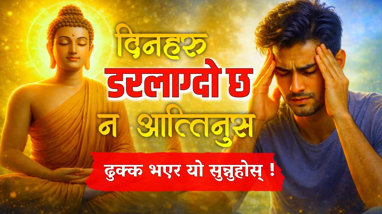 तपाइको दिनहरु डरलाग्दो छ , नआत्तिनुस गौतम बुद्धको यो बचनहरु सुन्नुहोस।