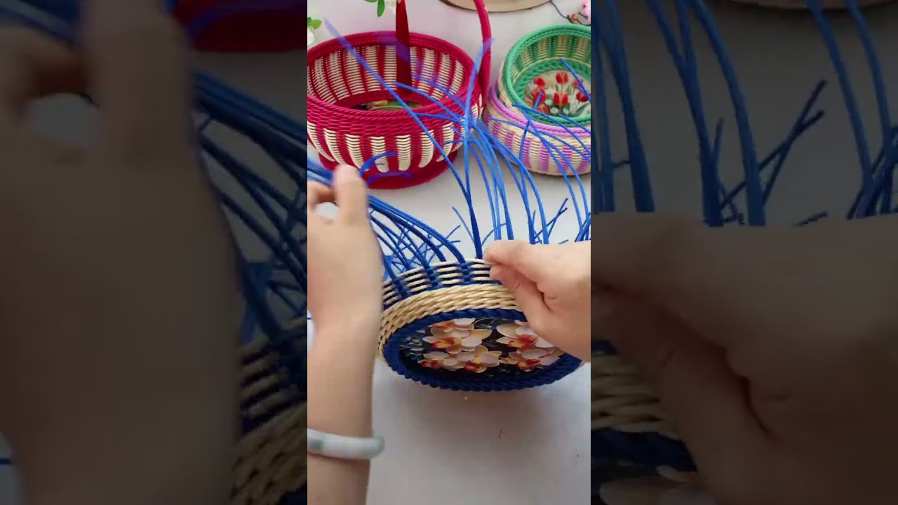 Transform Acrylic into a Gorgeous Rattan Basket  Easy DIY Tutorial 