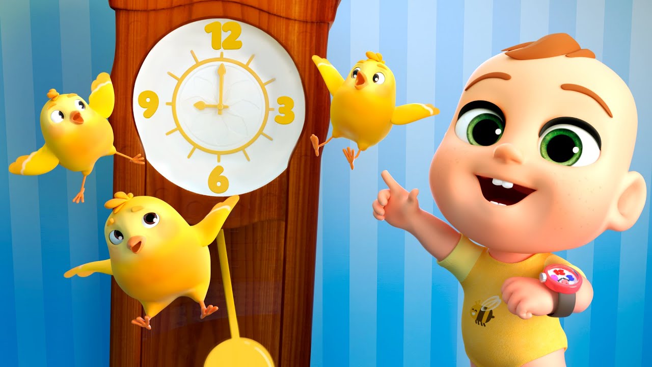 Hickory Dickory Dock with Chick, Cat & Cow + MORE Lalafun Nursery Rhymes & Kids Songs