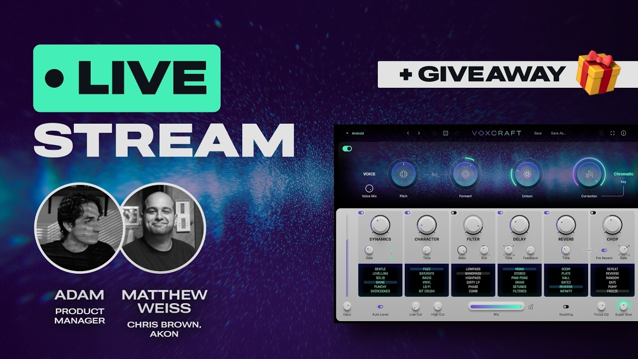 Live with Grammy-Nominated Engineer Matthew Weiss | VOXCRAFT Showcase & Giveaway 🎁