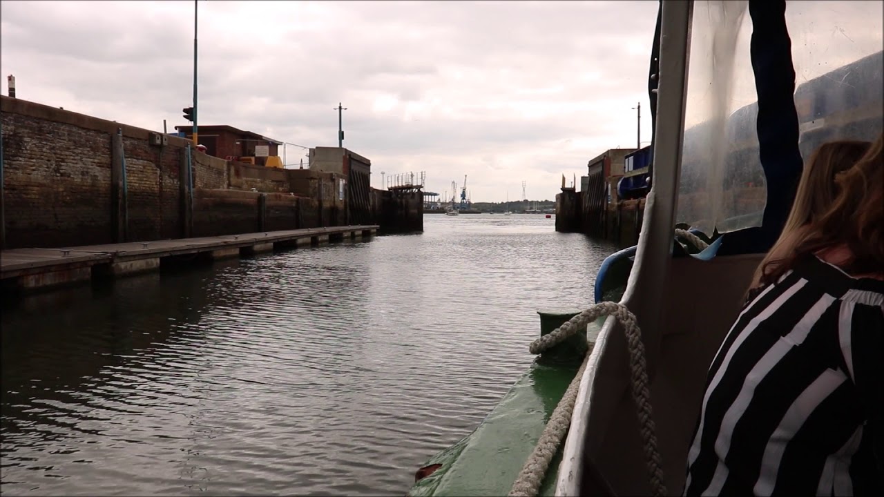 River Orwell Trip - Lock Gate, Docks, & The Orwell Bridge, Ipswich
