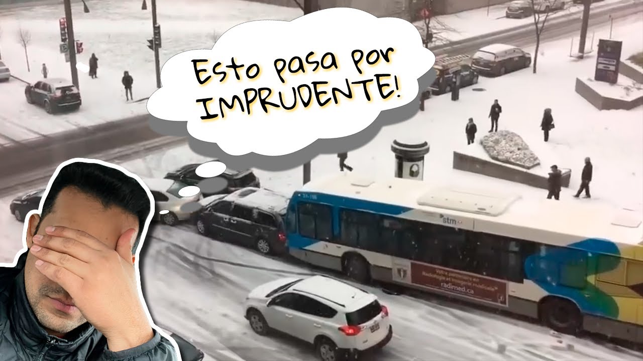 &iquest;C&oacute;mo es CONDUCIR SOBRE NIEVE? - Montreal Canad&aacute;