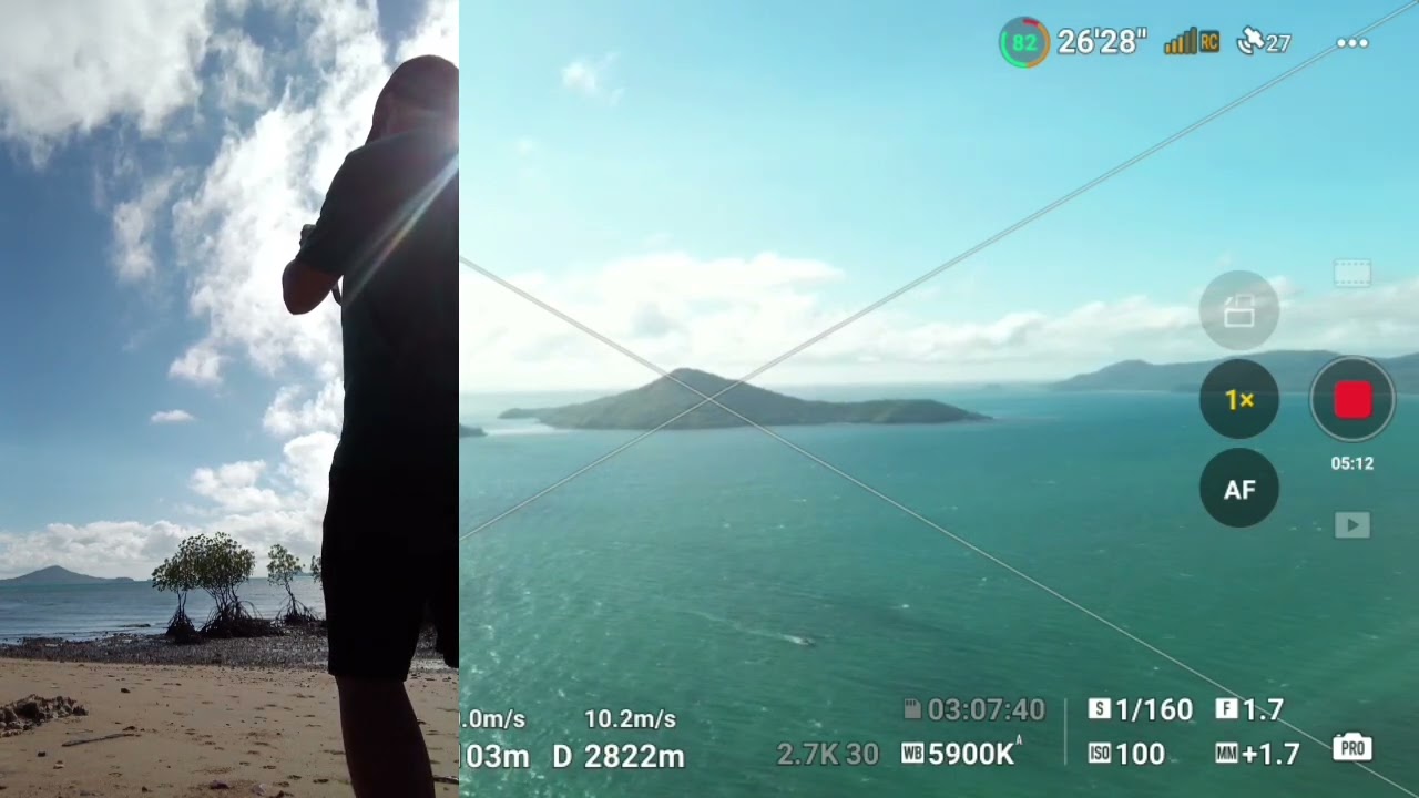 DJI MINI 3 Abot kabilang isla