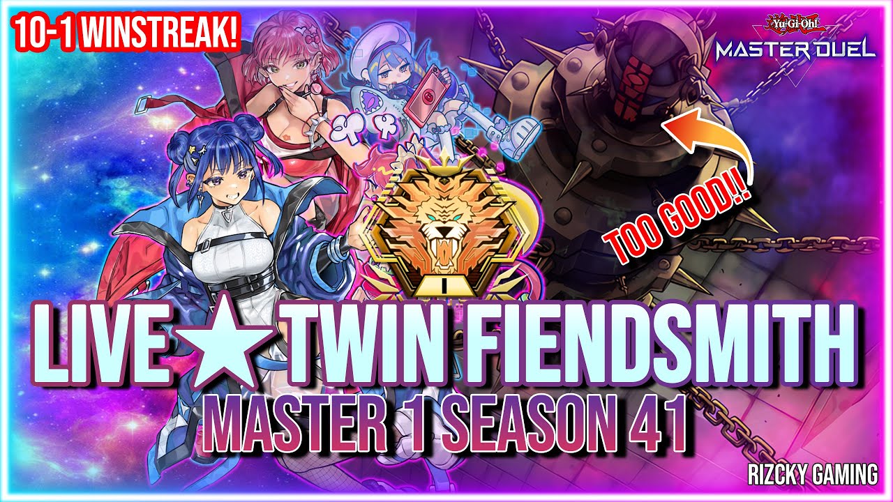 Master 1 S41 with Live⭐Twin Fiendsmith - Nothing Can Stop This! - Decklist & Replays【Master Duel】