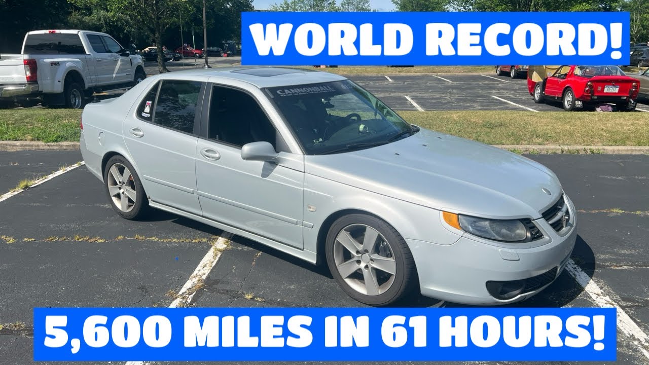 Meet the Saab 9-5 that Broke the Coast to Coast to Coast Cannonball Record!