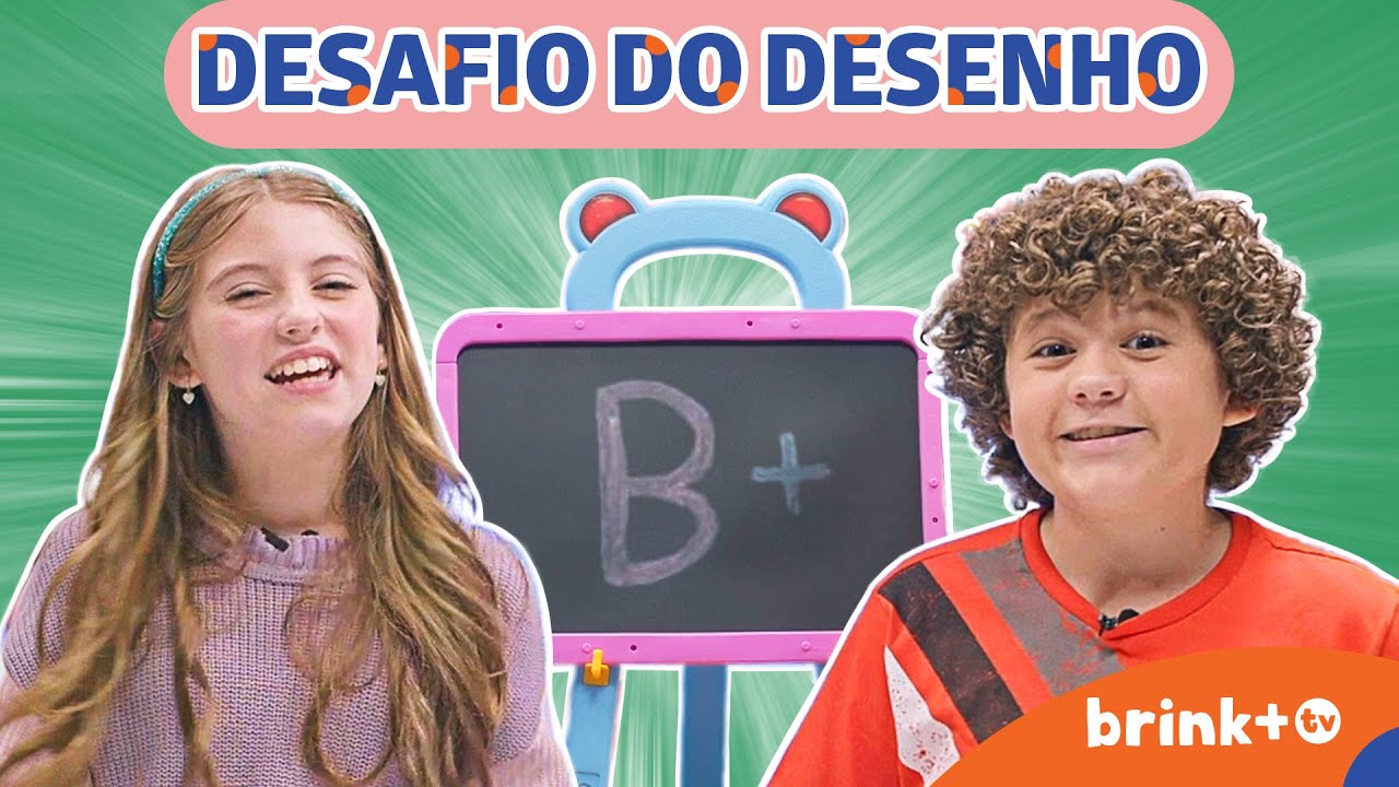 DESAFIO DO DESENHO COM LORENA QUEIROZ E GABRIEL MILLER | Brink+