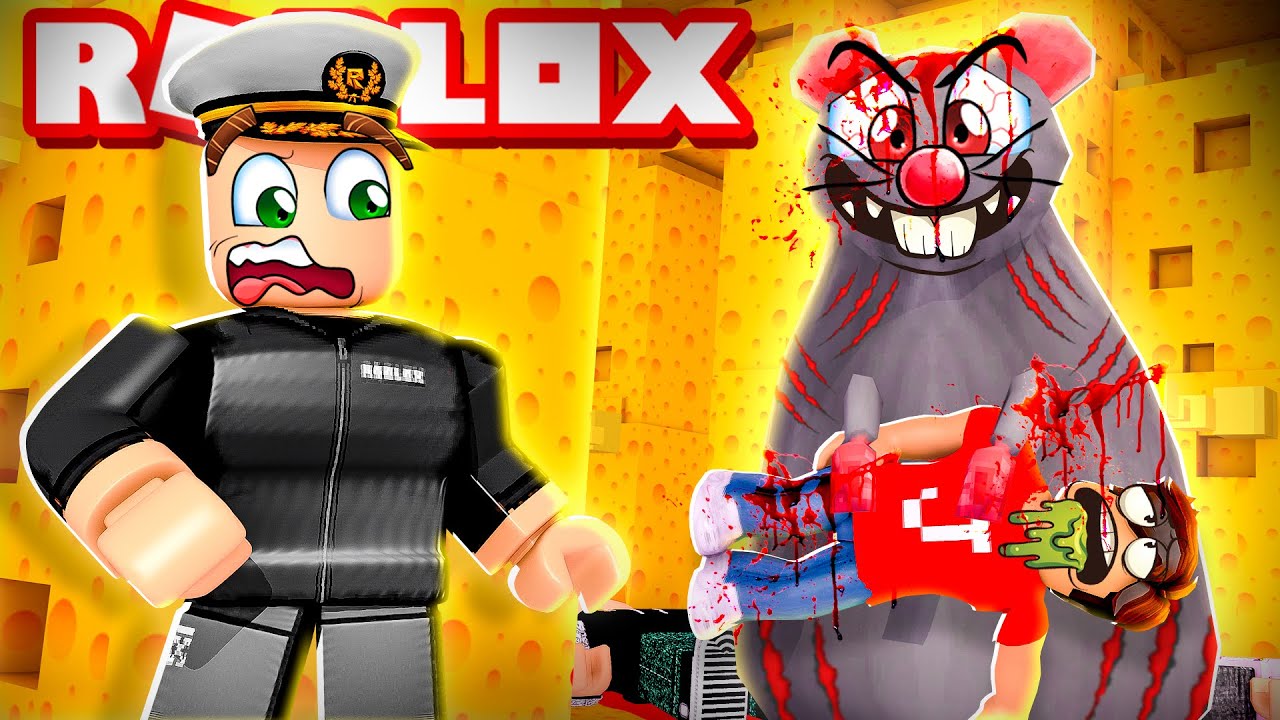 Escaping a GIANT MONSTER RAT in ROBLOX