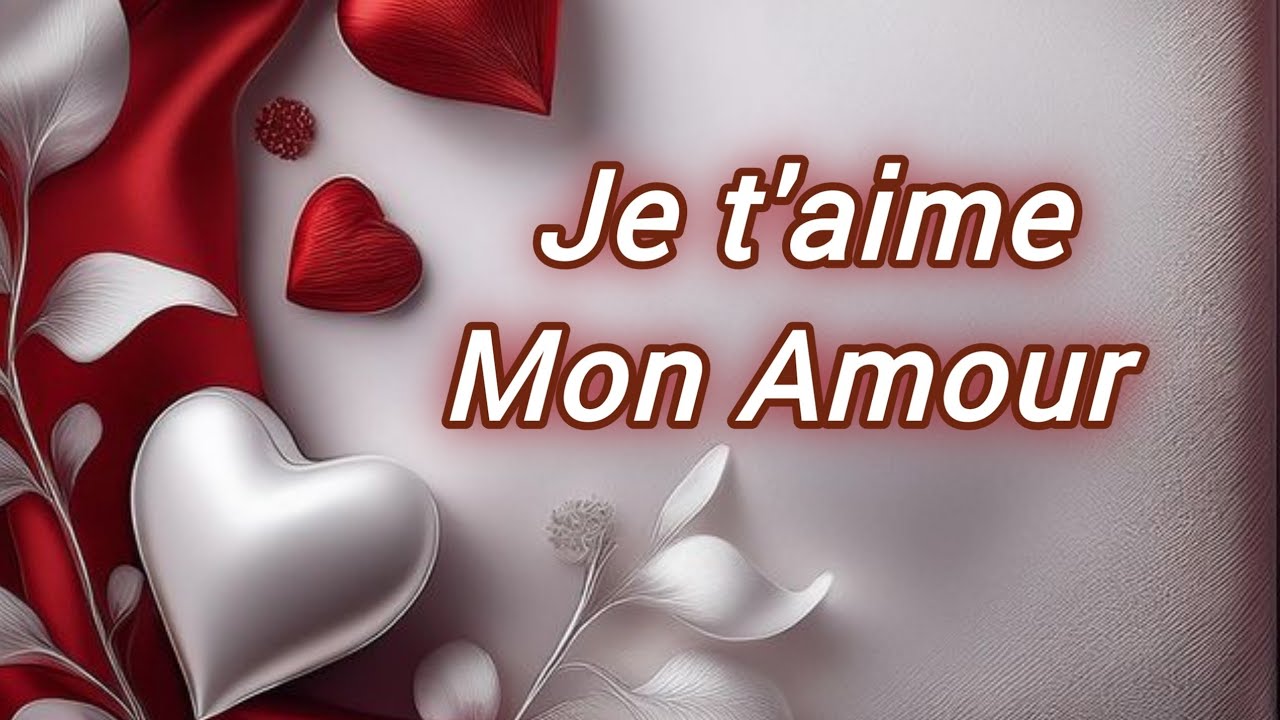 Je t’aime plus que tout au monde ❤️ Message d’amour profond et sincère