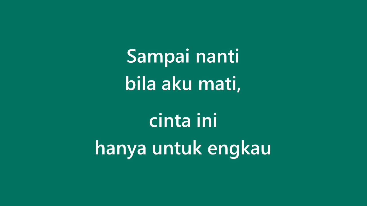 Rossa: Atas Nama Cinta {karaoke, original key}