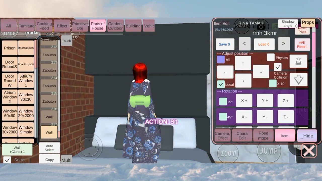 Как заправить кровать / обустроить комнату в игре SAKURA SCHOOL SIMULATOR: Учебное пособие, часть 1.