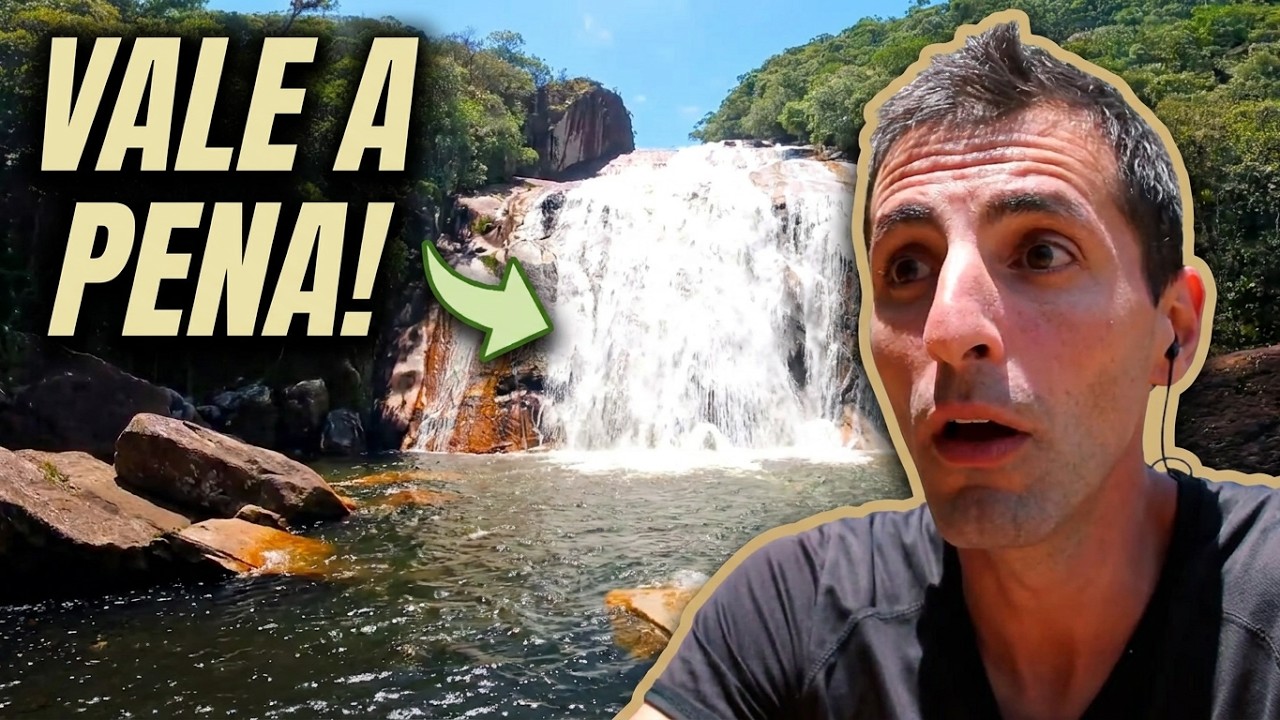 Esta é a MELHOR CACHOEIRA perto de Florianópolis: SALTO DO RIO VERMELHO (e a trilha é FÁCIL)