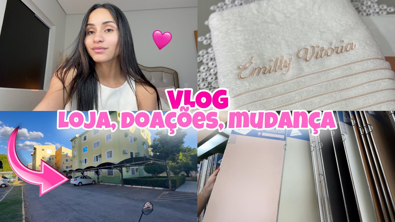 VLOG DO MEU DIA 🩷 | ESCOLHI A COR DOS MÓVEIS DA MINHA LOJA + VOU ME MUDAR DE NOVO + DOAÇÕES RS