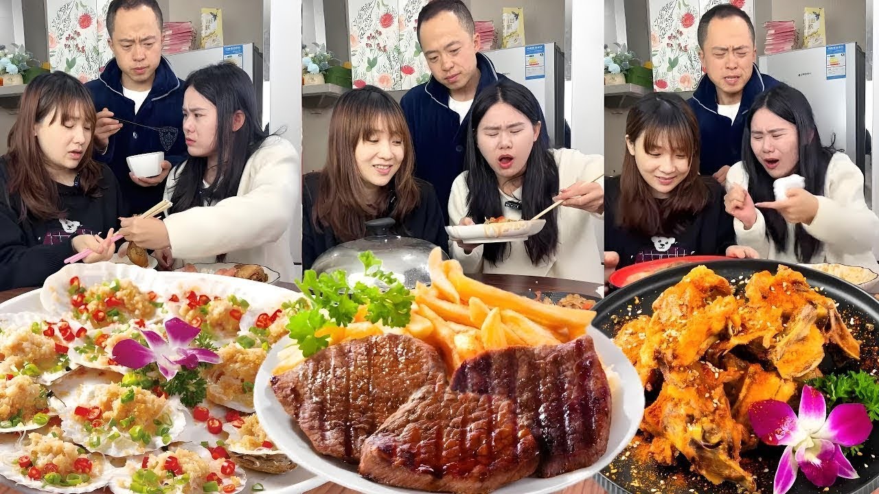 小气女儿以为吃到大餐，不料掉入爸爸的陷阱，女儿最后什么也没有吃到