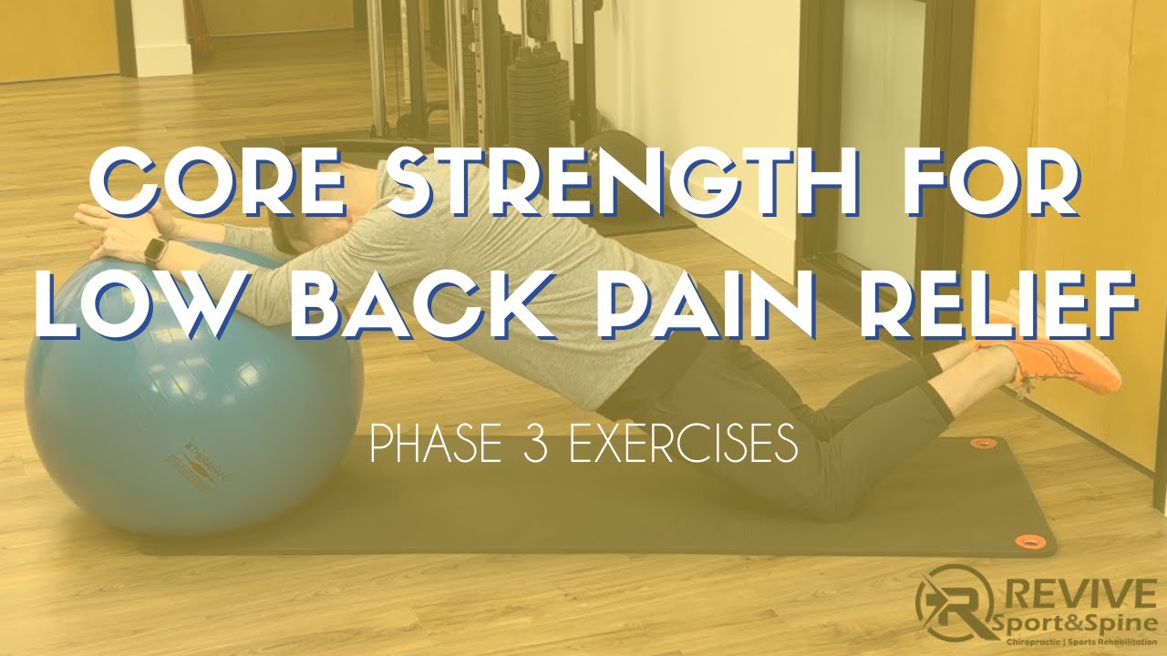 Core Strength for Low Back Pain Relief | Phase 3 Rehab Exercises | Midvale Utah Sports Chiropractor