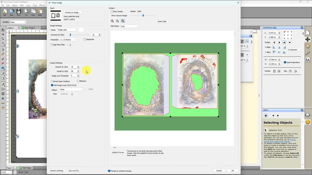 SCAL5 and 6   Single Color Trace Application